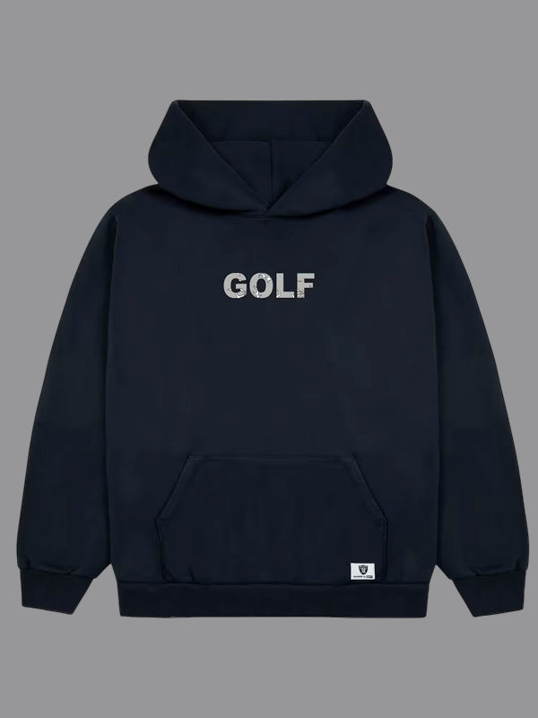 Las Vegas Raiders GOLF WANG Logo Black Fleece Hoodie