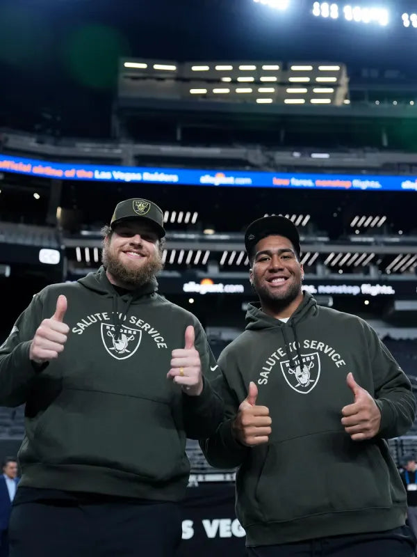 Las Vegas Raiders Nike 2025 Salute To Service Hoodie