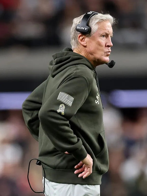 Las Vegas Raiders Pete Carroll Salute To Service Hoodie
