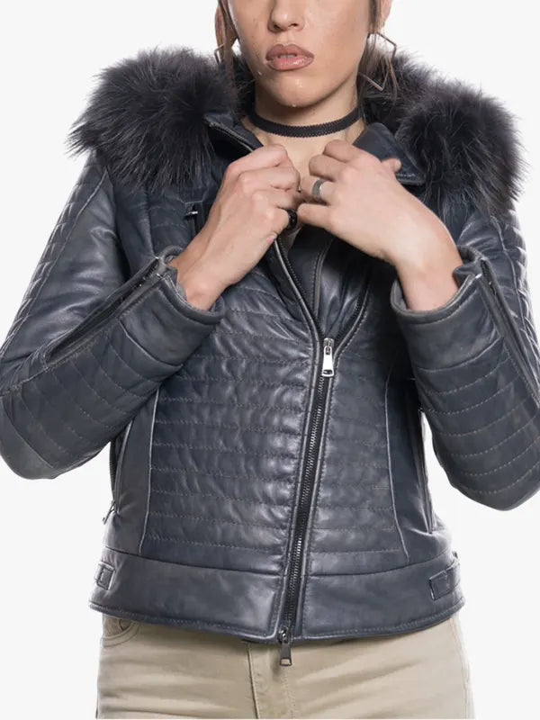 Lasmara Blue Vintage Down Jacket