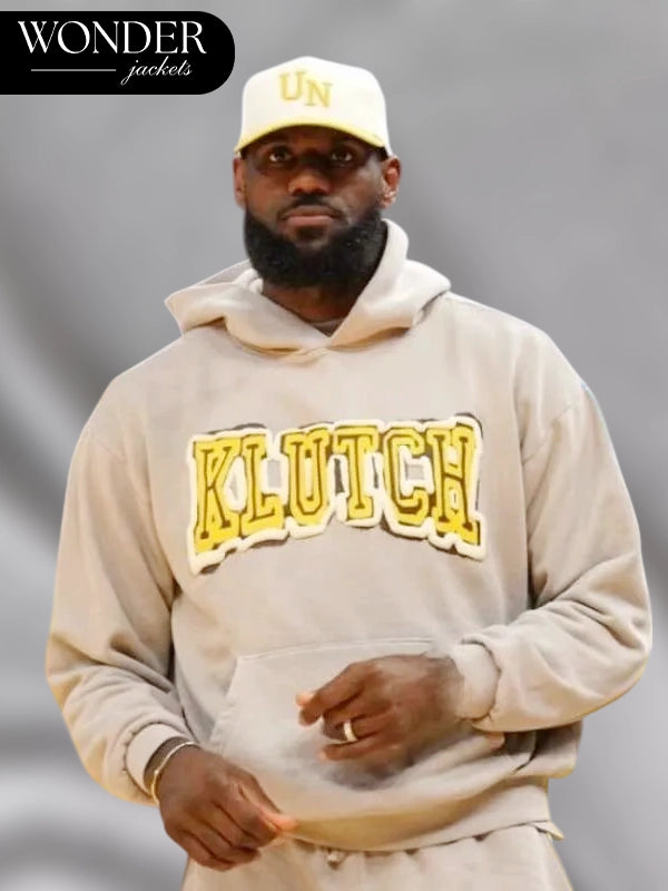 LeBron James Klutch Beige Hoodie