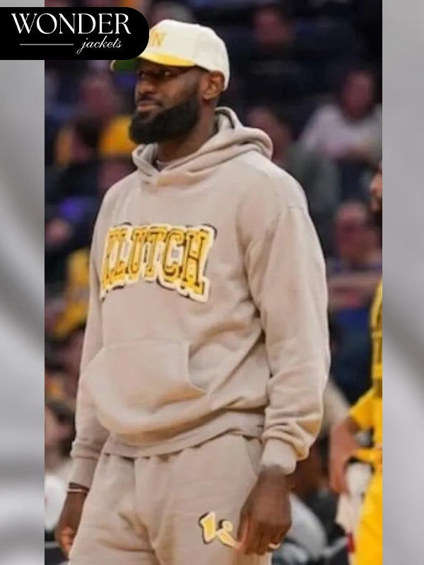 LeBron James Klutch Beige Hoodie