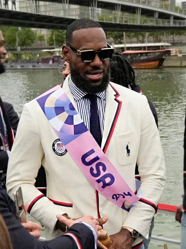 Lebron James United States Olympic Team White Blazer