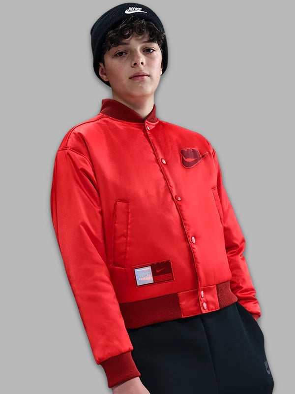 Lego x Nike Red Bomber Jacket