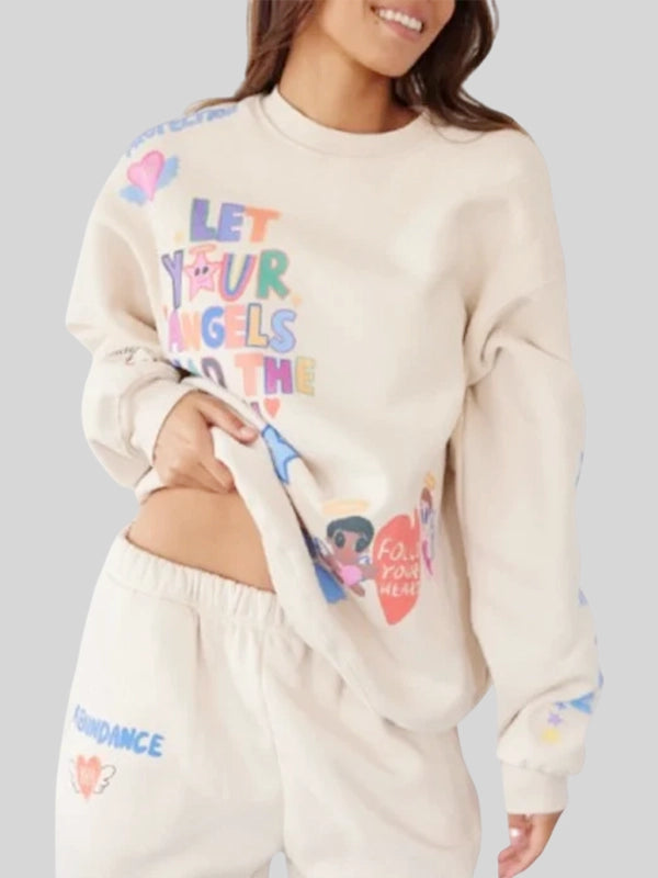 Let Your Angels Lead The Way  Pullover Sweatshirt