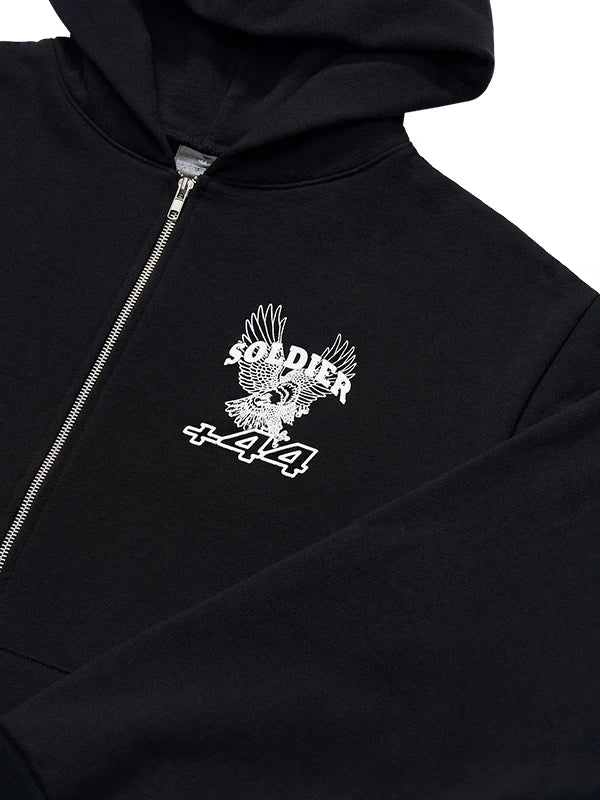 Lewis Hamilton 44 Soldier Racer Zip Up Hoodie