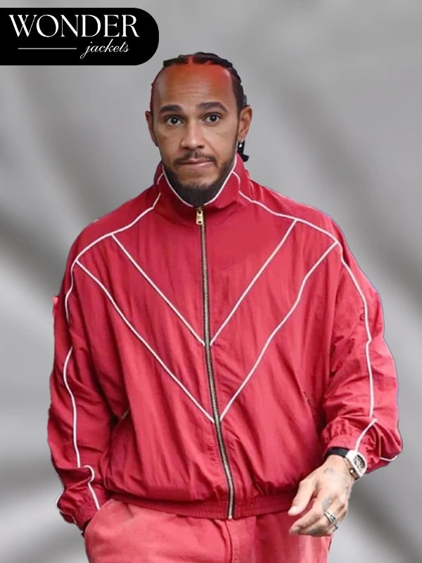 Lewis Hamilton Red Jacket