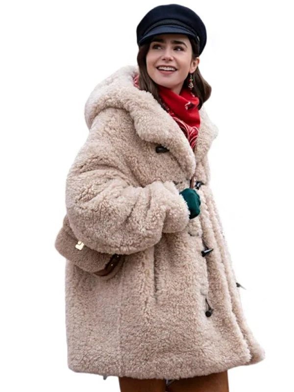 Lily-Collins-Emily-In-Paris-S04-Shearling-Coat