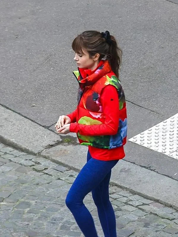 Lily-Collins-Emily-in-Paris-S04-Red-Vest