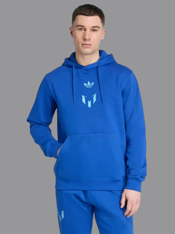 Lionel Messi Adidas Hoodie Blue