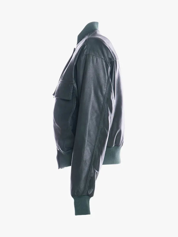 Lisa Womens Green Jacket