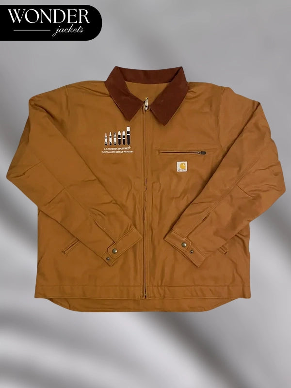 Lockheed Martin Carhartt Jacket Brown
