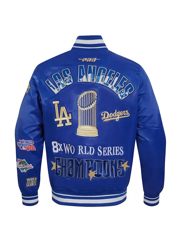 Los-Angeles-Dodgers-2024-World-Series-Champions-Satin-Full-Snap-Jacket