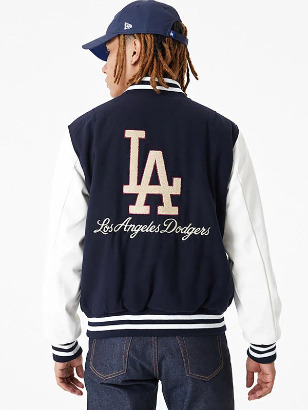 Los Angeles Dodgers Blue Varsity Letterman Jacket