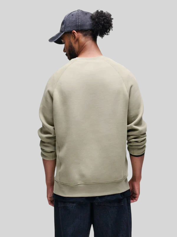 Los Angeles Dodgers Nike Tech Fleece Raglan Sweatshirt Olive Green