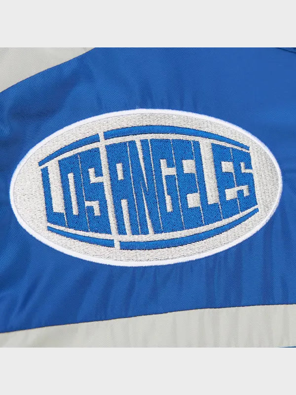 Los Angeles Dodgers Speedway Blue & Grey Varsity Jacket