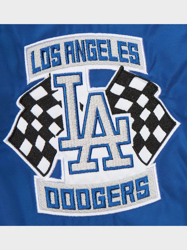 Los Angeles Dodgers Speedway Blue Varsity Jacket