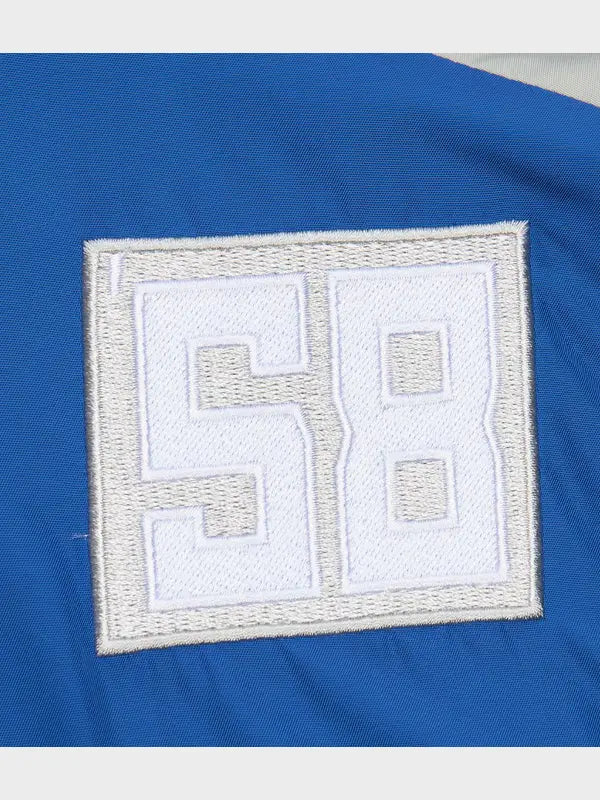 Los Angeles Dodgers Speedway Varsity Jacket Blue & Grey