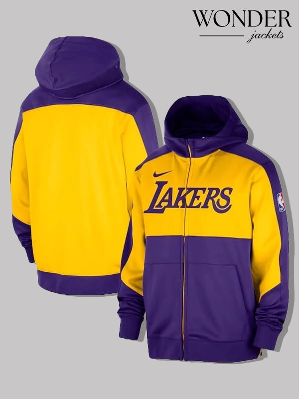 Los Angeles Lakers Showtime Full Zip Hoodie Jacket