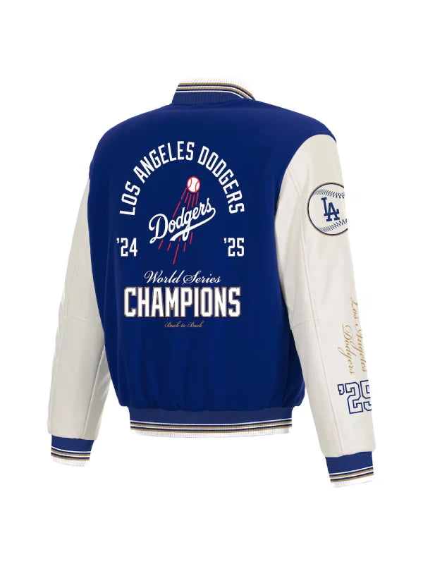Los Angeles Dodgers 2025 World Series Champions Reversible Varsity Jacket