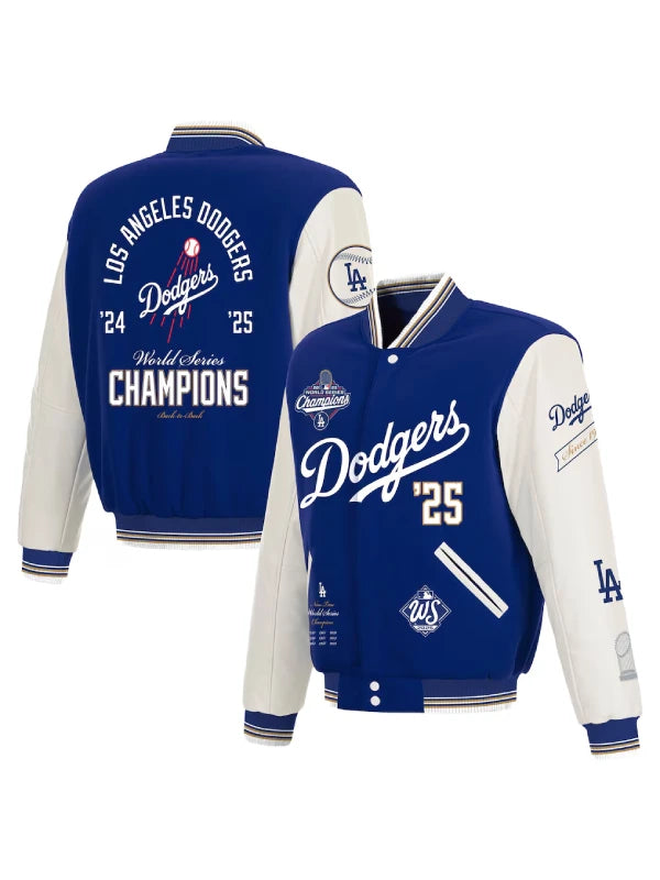 Los Angeles Dodgers 2025 World Series Champions Varsity Jacket