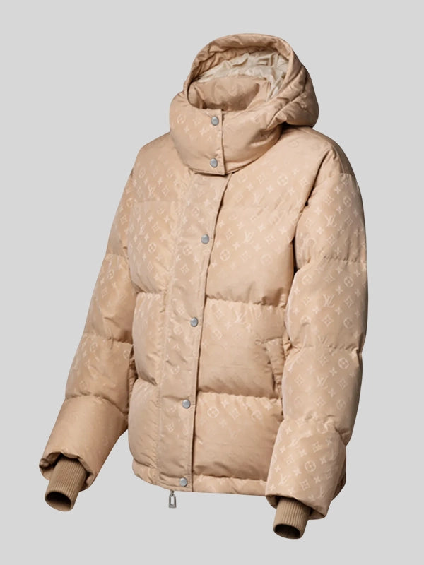 Louis Vuitton Beige Puffer Jacket