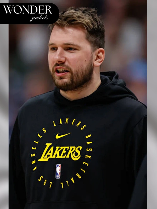 Luka Doncic Los Angeles Lakers Black Hoodie