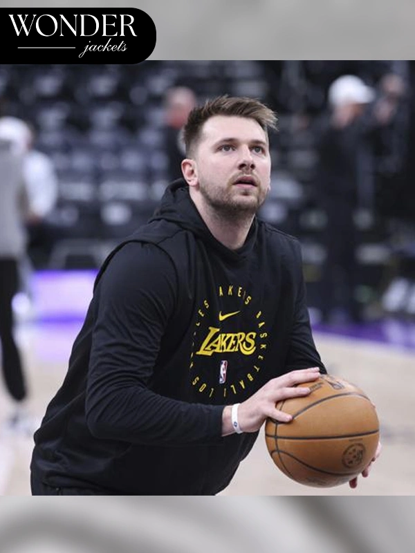 Luka Doncic Los Angeles Lakers Black hoodie