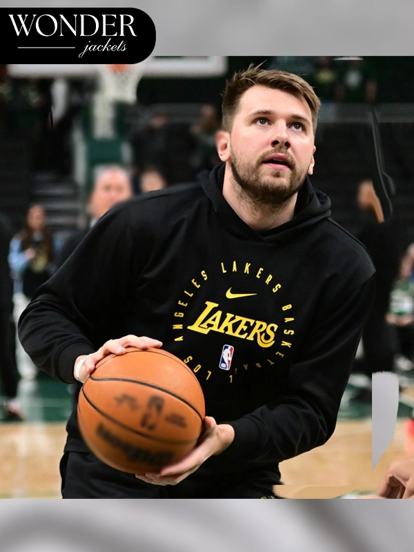 Luka Doncic Los Angeles Lakers hoodie black