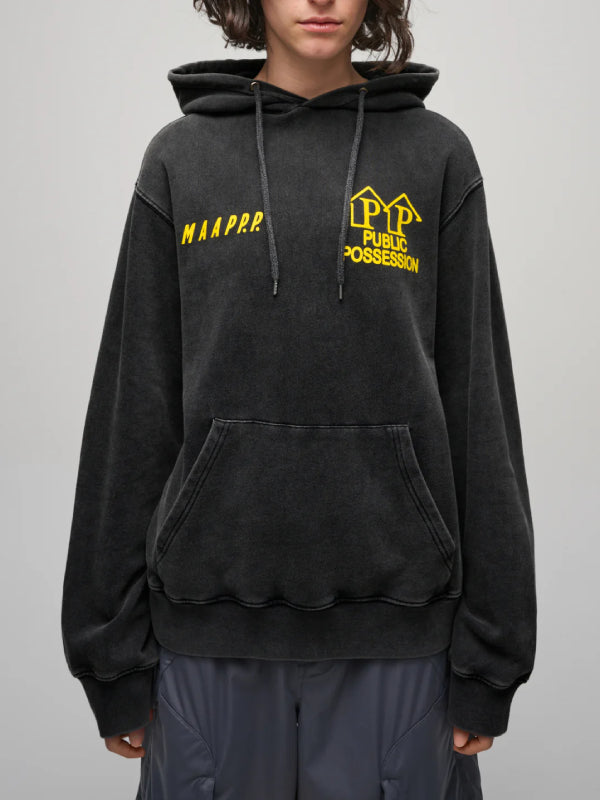 MAAP x Public Possession Hoodie Grey