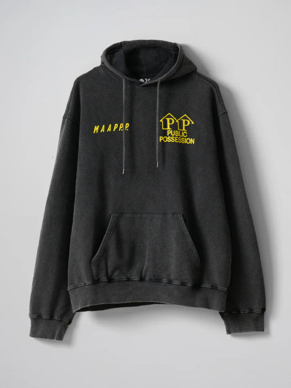 MAAP x Public Possession Slow Rider Hoodie Grey