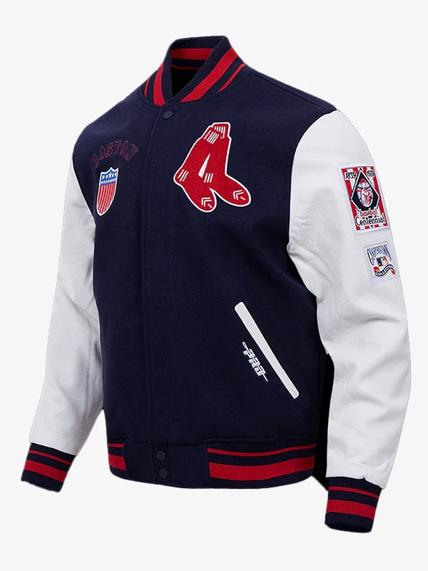 MLB Boston Red Sox Retro Wool Varsity Jacket