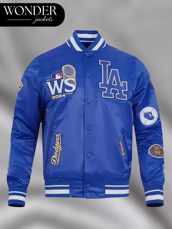 MLB Los Angeles Dodgers Billie Jean Varsity Jacket