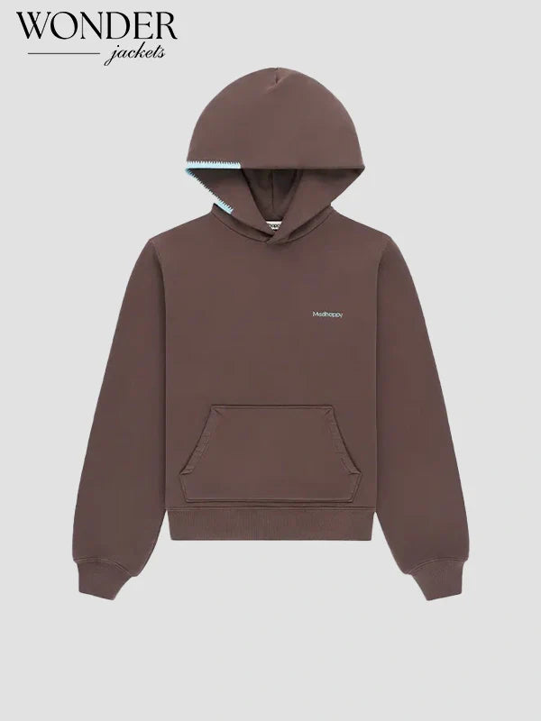 Madhappy-Classics-Fleece-Brown-Hoodie