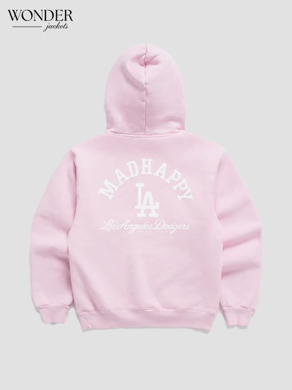 Madhappy Dodgers Hoodie Pink