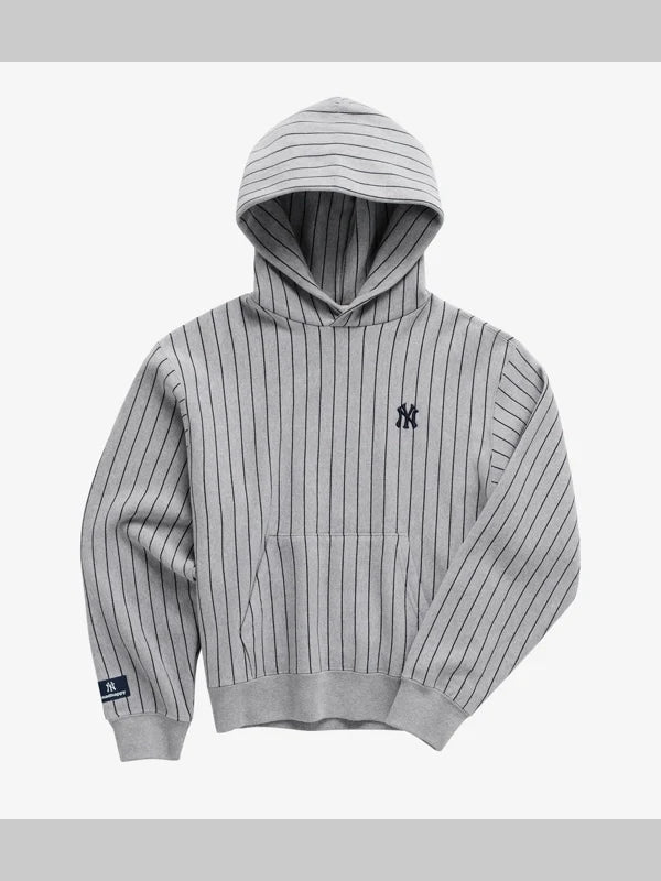 Madhappy Yankees Grey Pinstripe Hoodie