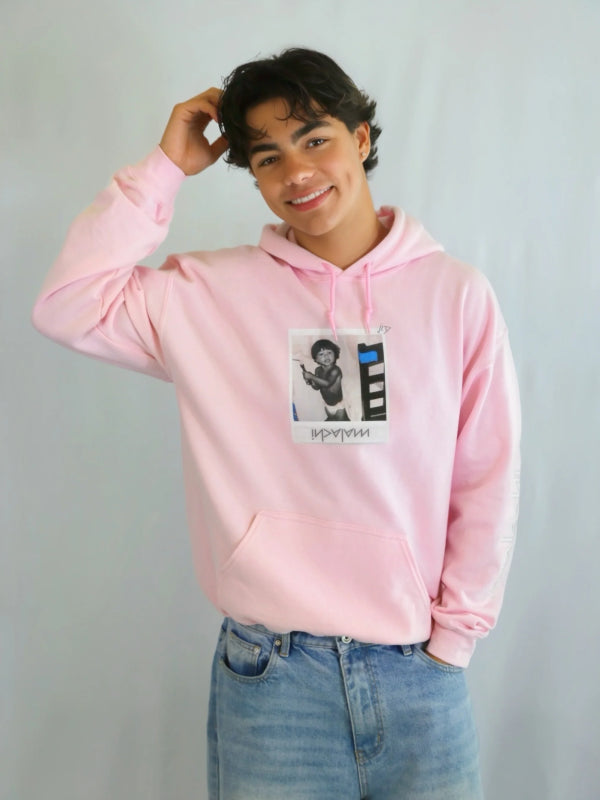 Malachi Barton Hoodie Pink