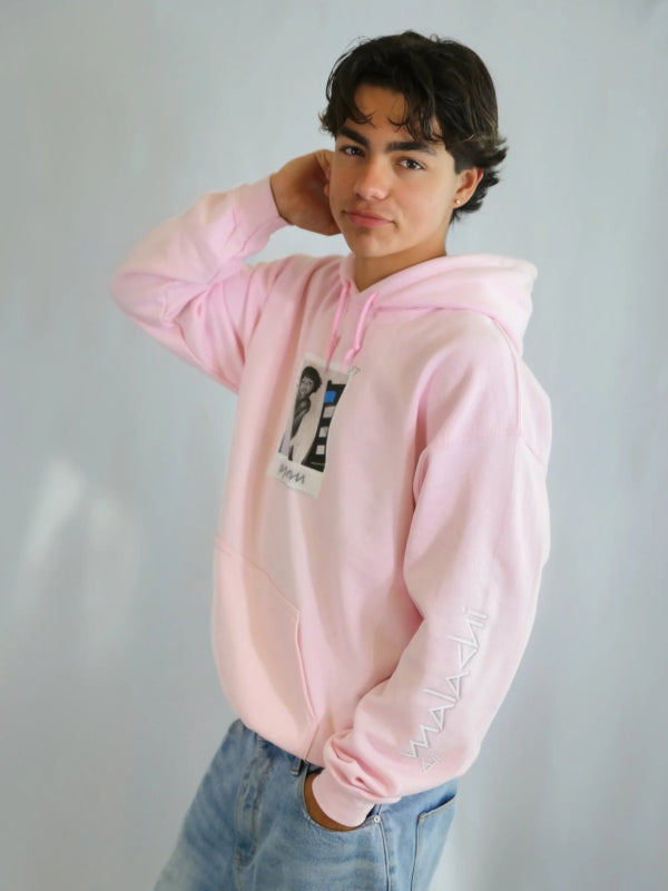 Malachi Barton Pink Hoodie