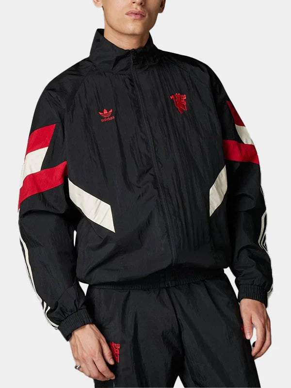 Manchester United Track Black Jacket