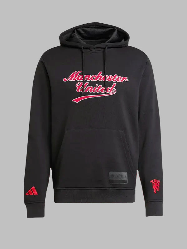 Manchester United x Adidas US Pack Black Hoodie