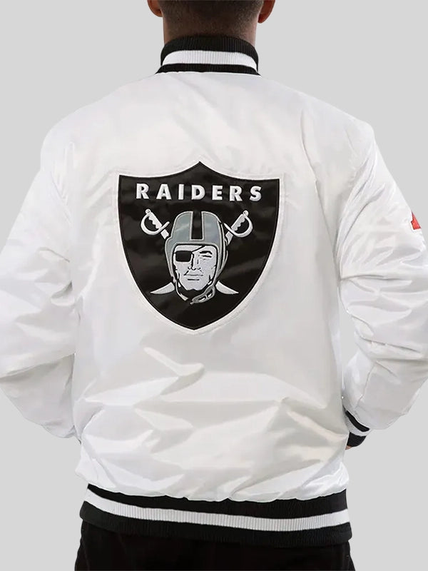 Mark Davis NFL 2025 Raiders White Jacket