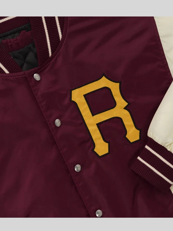 Maroon Rhude Batting Cage Jacket