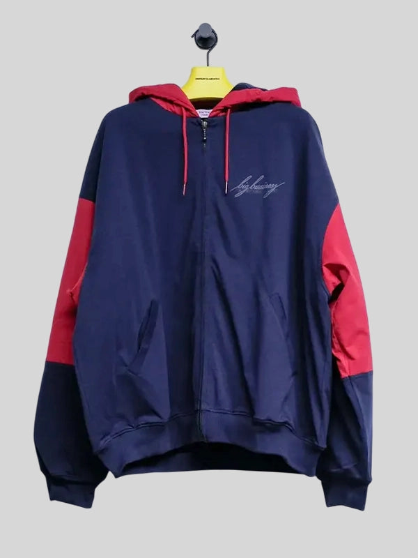 Martine Rose Big Business Blue Hoodie