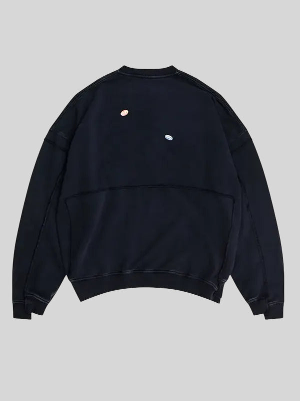 Martine Rose Crewneck Black Sweatshirt