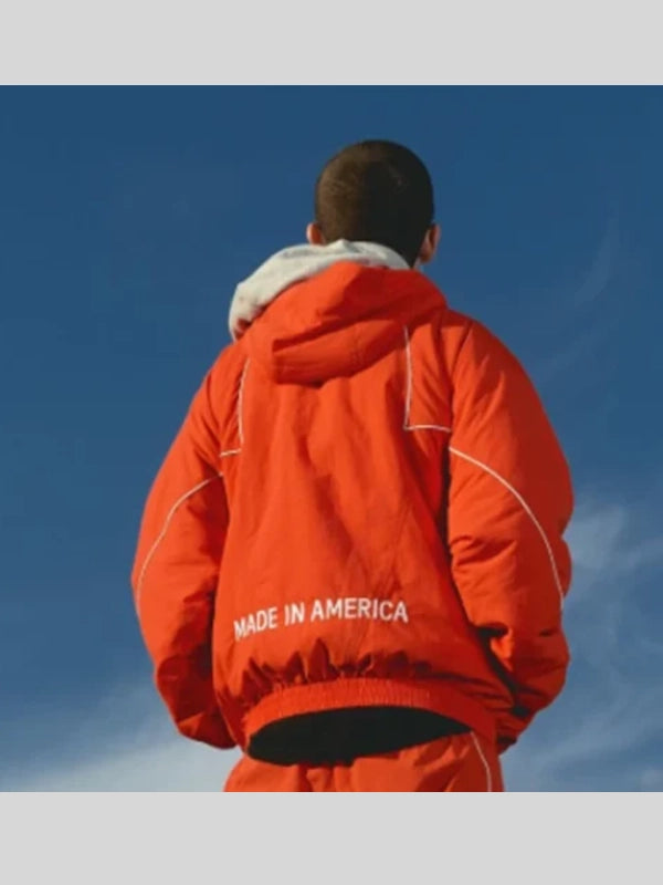 Marty Supreme Zipper Jacket Orange