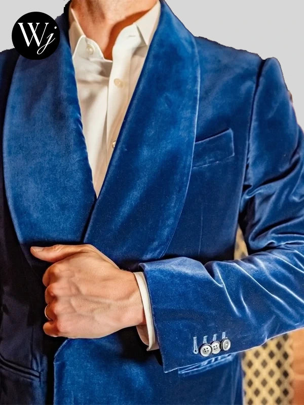 Mayflower Smoking Jacket Blue