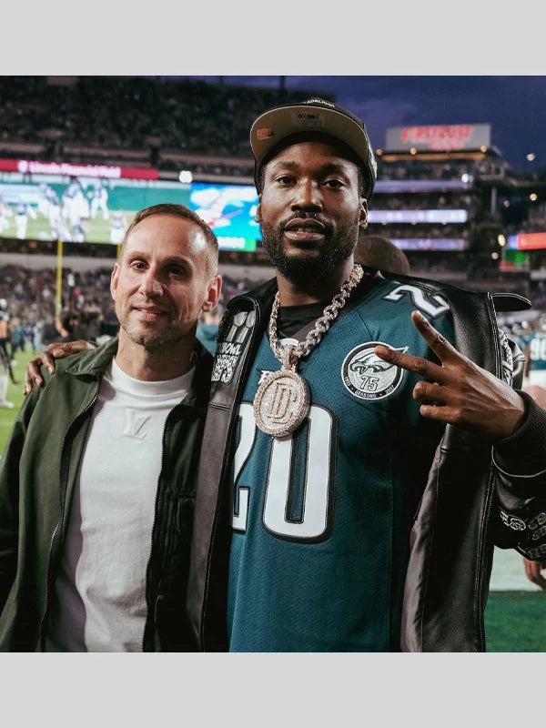Meek Mill Philadelphia Eagles Pelle Pelle Jacket