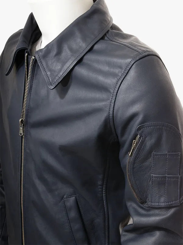 Men CULMSTOCK Blue Bomber Jacket 