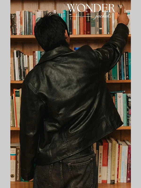 Men's Mutimer Black Leather Jacket