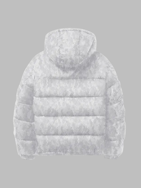 Mens Puffer Camo Jacket SUVENE